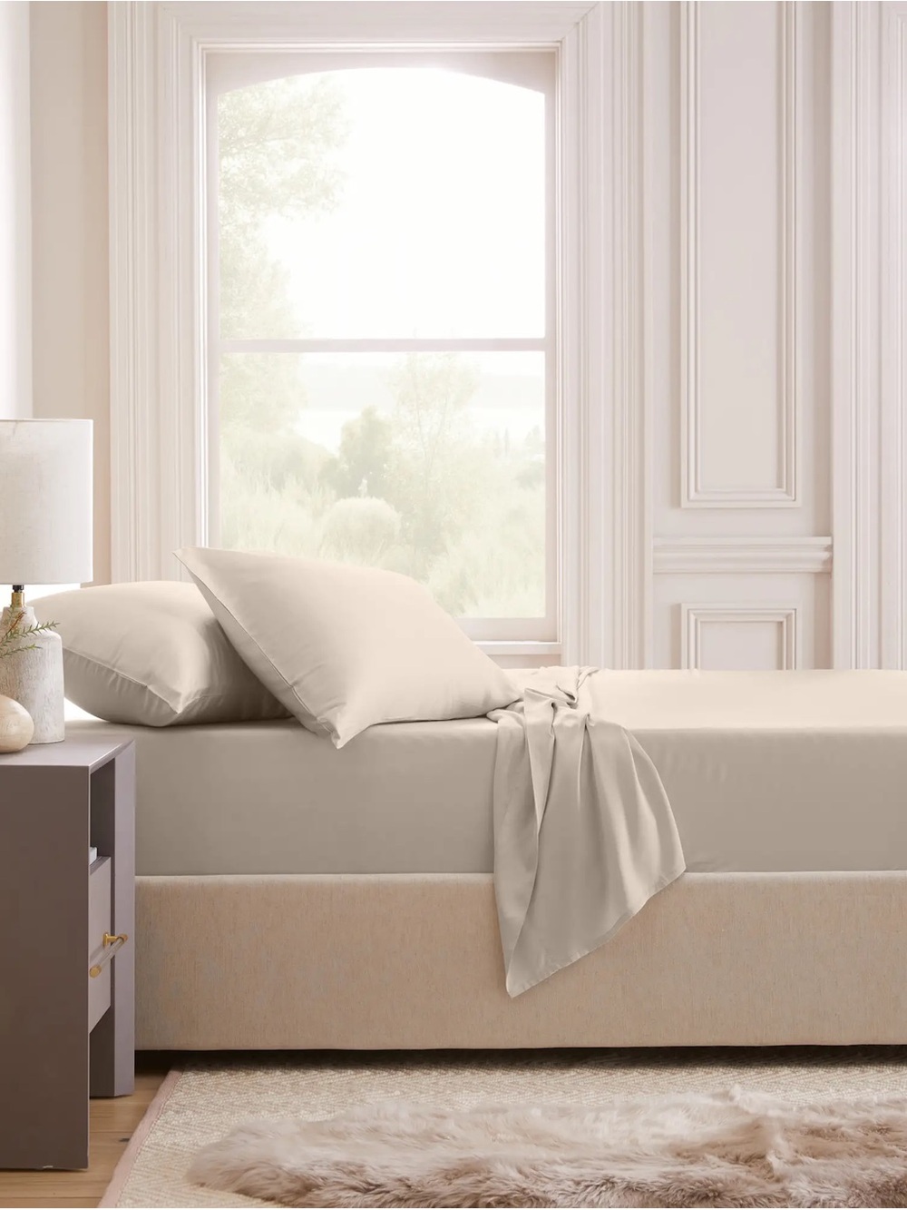 Quince Bamboo Sheet Set - Sand - Picture 2 of 3